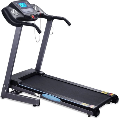 Electric Treadmill Designed for Home Workouts, 2.5HP Motor, 12 Auto Incline Levels, Foldable with LCD Monitor