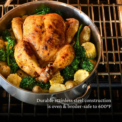 Stainless Steel 11-Piece Cookware Set