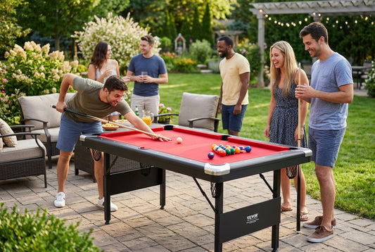 VEVOR VP69 6.3 Ft Foldable Pool Table with Accessories