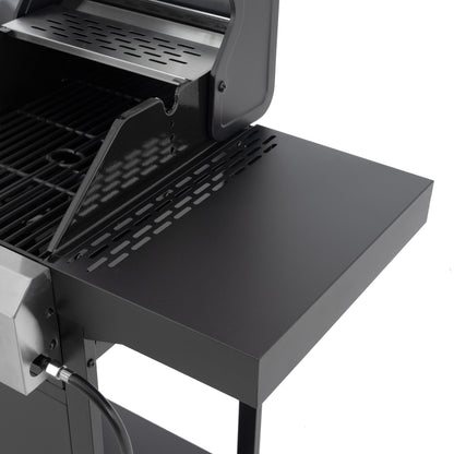 2+2 Multi-Function Gas Grill and Griddle Combo with Pizza Pan and Cover