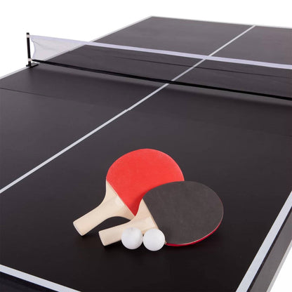 7-Foot 2-in-1 Pool and Table Tennis Table Set