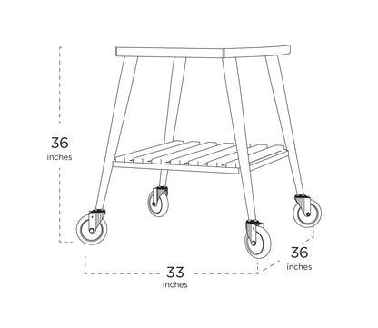 Infinity Wheeled Trolley for 66 Oven