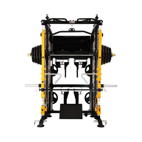 All-In-One Full-Body Smith Machine With Adjustable Lever Arms And Dual Weight Stacks (SAK21836)