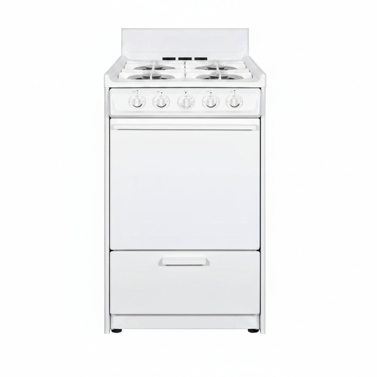 20 In. 2.5 Cu. Ft. Gas Range in White