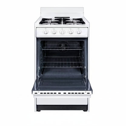 20 In. 2.5 Cu. Ft. Gas Range in White