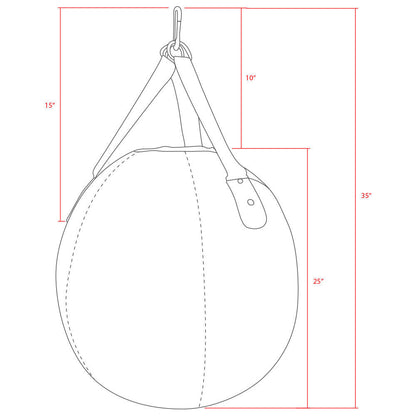 Revgear Wrecking Ball Punching Bag for Precision Striking & Footwork - Free Shipping