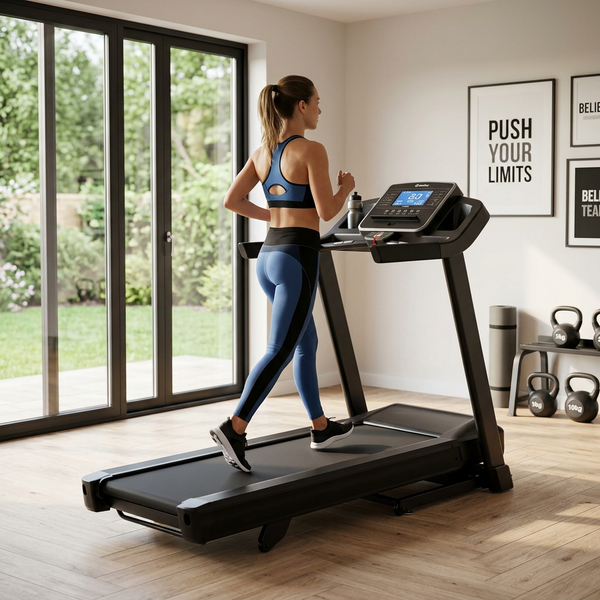 Treadmill Built for Home Fitness, QuickDial Controls, MaxReact Drive System, FlexZone Deck, 12 mph Speed